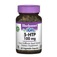 Аминокислота Bluebonnet Nutrition 5-HTP (Гидрокситриптофан), 100 мг, 60 капсул (BLB0051)