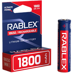 Акумулятор Rablex 18650 Li-ion 1800mAh 3.7v