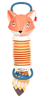 Детская музыкальная игрушка в виде лисички MT033537 Музыкальная гармошка-погремушка