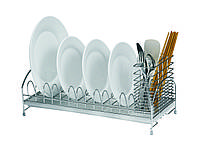 Сушка настольная Lemax для посуды с держателем приборов Хром (LF-514) US, код: 7224336