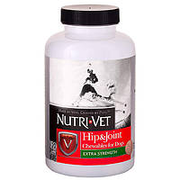 Добавка Nutri-Vet HipJoint Extra 2 уровень хондроитин-глюкозамин для связок и суставов с МСМ UN, код: 7802326