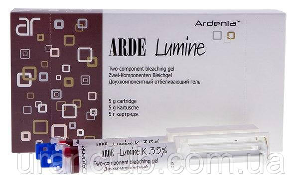 Арде люміне 35% arde lumine картридж 5 гр.гель відбілювання зубів