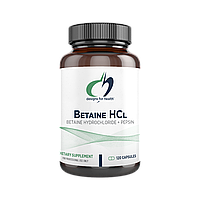 Designs for Health Betaine HCL / Бетаин HCL - 120 капсул