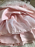 Нарядна сукня на дівчинку персикова зріст 110, 134, фото 8