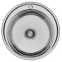 Кухонна мийка Lemax Неіржавка сталь + сифон (LE-5014 CH) KV, код: 7224468