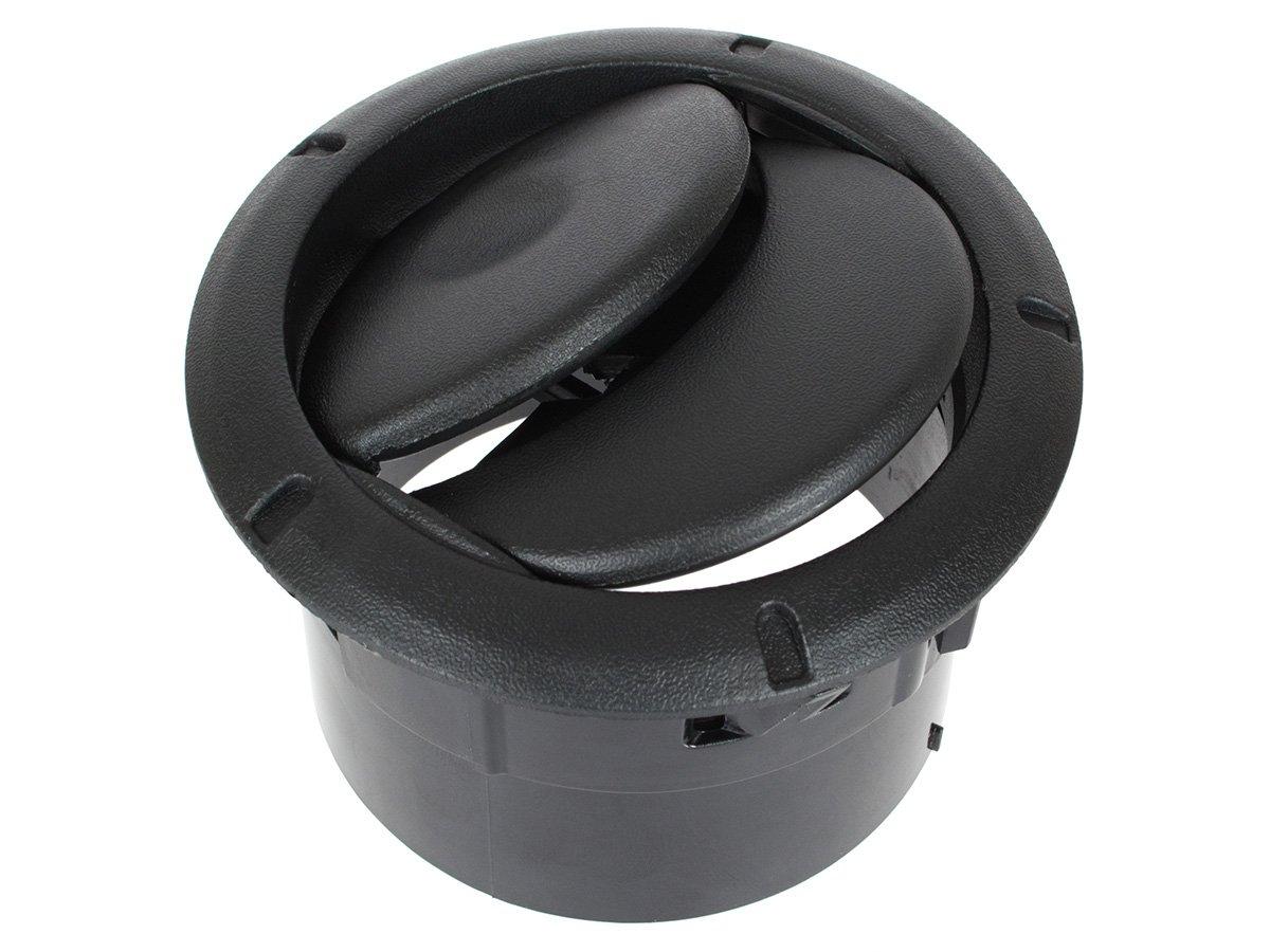 Dacia Sandero I (від 2008-) передня вентиляційна сітка чорна ліва = права, Дача Сандеро 1, фото 1