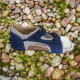 Взуття Ортопедичне для дітей, босоніжки на 2- х липучках сині., фото 6