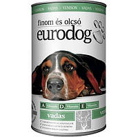 Влажный корм для собак EuroDog с дичью 415 г (5999886848064) PS, код: 7995065