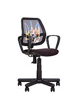 Компьютерное кресло для школьников со спинкой из сетки с веселым принтом ALFA (АЛЬФА) GTP OD10-AB04
