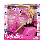 Лялька Defa Lucy 8246 на скутері, фото 6