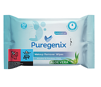 Влажные салфетки для снятия макияжа Puregenix, 30 шт