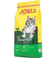 Сухой корм для взрослых кошек Josi Cat Crunchy Poultry 650 г (4032254753407) ET, код: 7998037