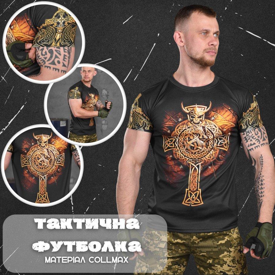 Тактична футболка потоотводящая oblivion warrior ВТ1056 - фото 3 - id-p2181933790