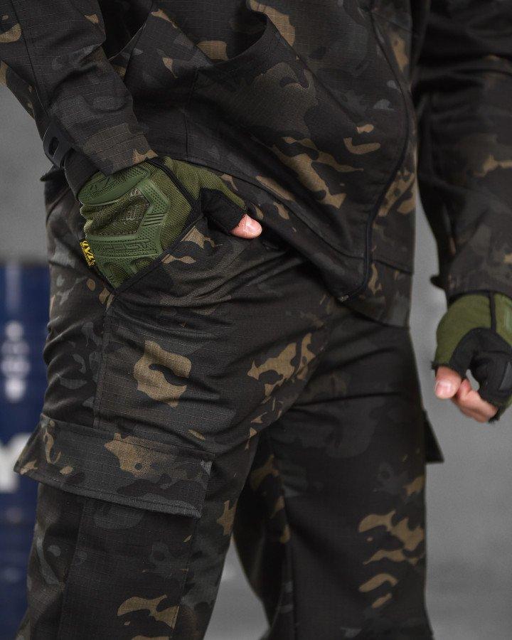 Тактический костюм Muraena черный мультикам SS - фото 9 - id-p2181933815