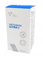 Вітаміни для шкіри та вовни у собак та котів VetExpert VetoSkin Ultra, 60 табл Pan