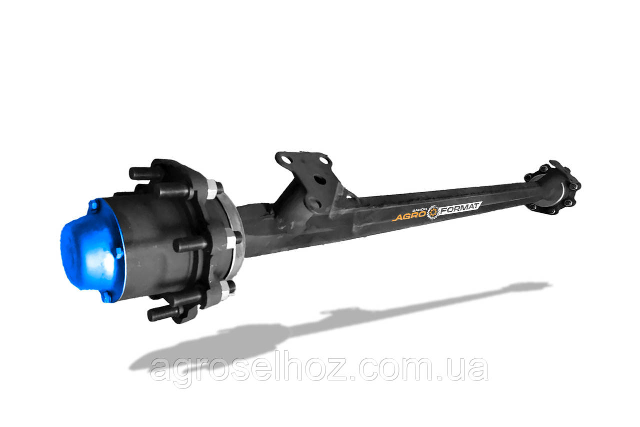 Ось Задняя у зборі Причепа 2ПТС-4,КТУ, фото 1