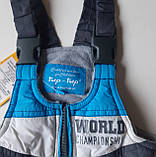 Теплі якісні штанці з нагрудником для новонародженого: хлопчика 62-68 TUP-TUP, фото 10