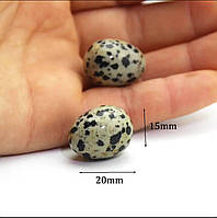 Сувенирное яйцо из натурального камня бальматин размером 15*20 мм
