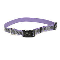 Светоотражающий ошейник для собак Coastal Lazer Brite Reflective Collar 1.6х30-46см лапа кост DL, код: 7720905