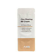 BB крем із екстрактом центели азіатської тестер Purito Cica Clearing BB Cream SPF38/PA+++23 тон, 1 мл