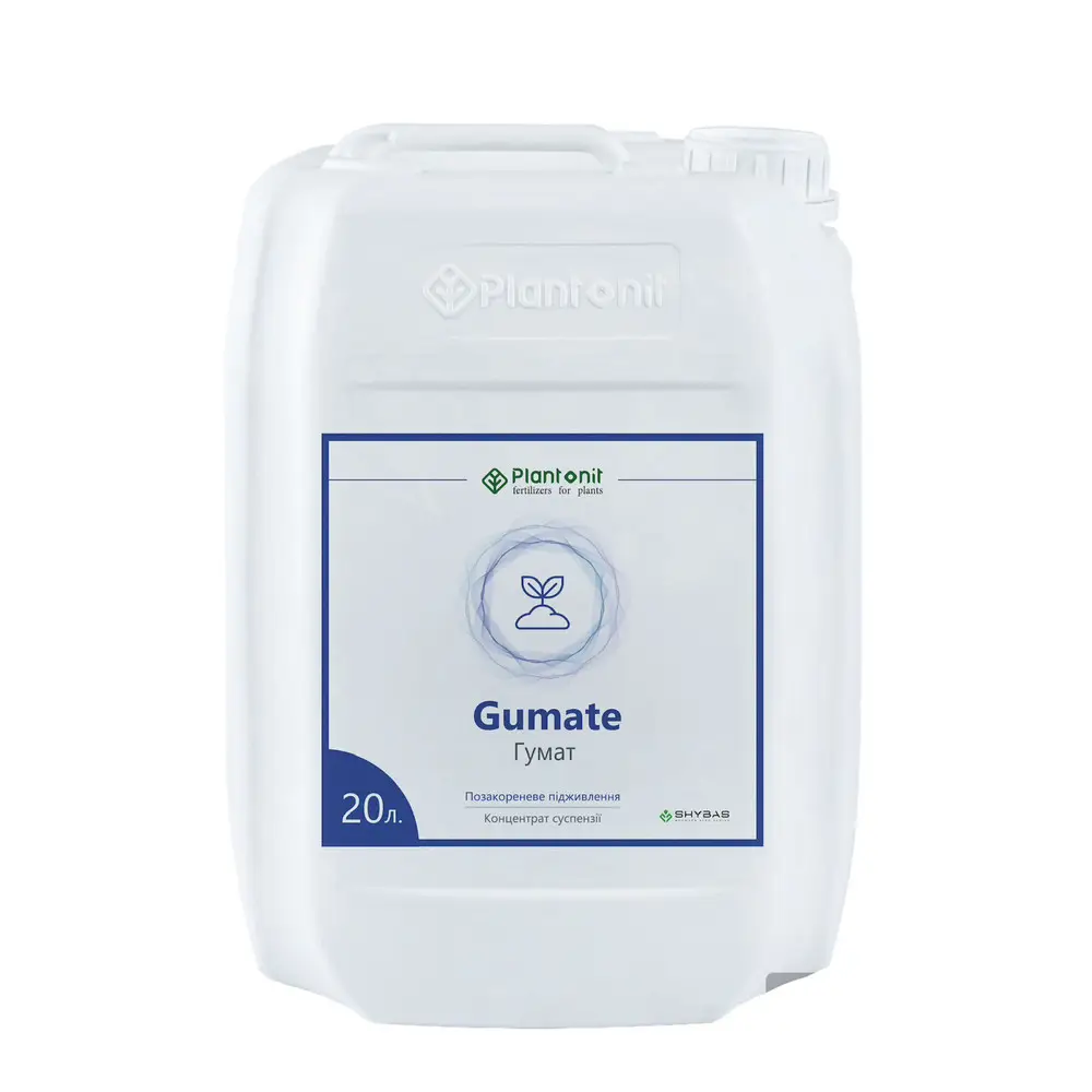 Plantonit Gumate Плантоніт Гумат висококонцентрований гумат калію з мікроелементами 20 л, фото 1