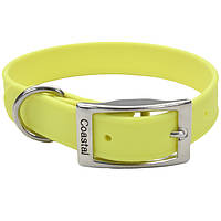 Биотановый ошейник для собак Coastal Fashion Waterproof Dog Collar 1,9х43 см Желтый (76484461 VK, код: 7772072
