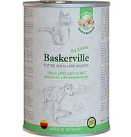 Влажный корм для котов Baskerville Holistic Kalb und Lachs Телятина и лосось 400 г (425023154 IN, код: 7994997