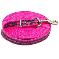 Поводки без ручки для собак Sprenger Rubberized Leash without Handle 1,9 см х 10 м Розовый (4 FT, код: 7890918