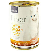 Консерва для взрослых котов Dolina Noteci PIPER Adult Chicken ж б с курицей 400 г (5902921302 QT, код: 7994977
