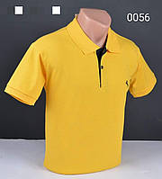 Стильная мужская футболка с воротничком поло размер M(44) L(46) XL(48) XXL(50) 3XL (52)