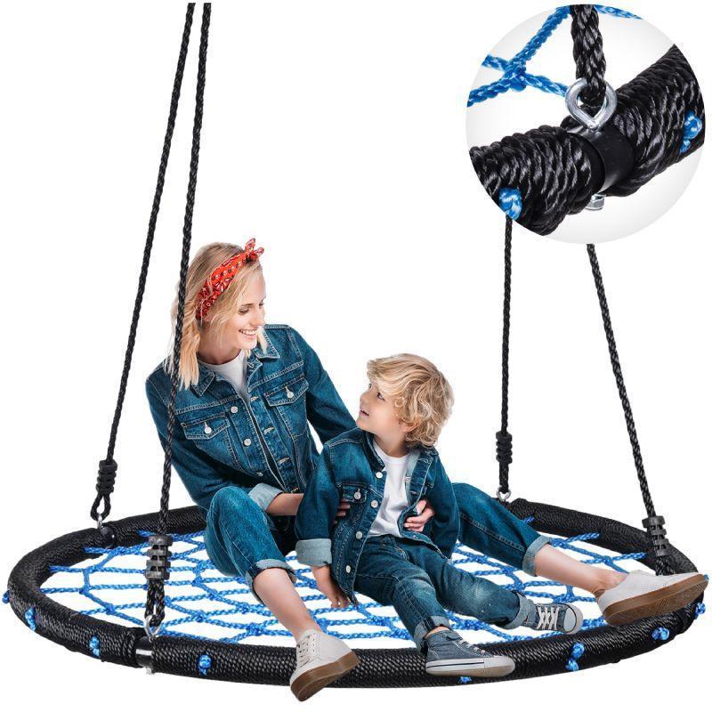 Садова гойдалка Tini Mini Pro 120см 240кг синя