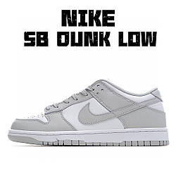 Кроссовки женские Nike Dunk Low Grey Fog Grey/White / DD1391-103