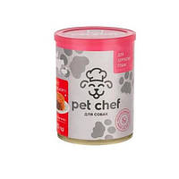 Консервы для собак Pet Chef паштет мясное ассорти 360 г (4820255190266) DS, код: 7995052