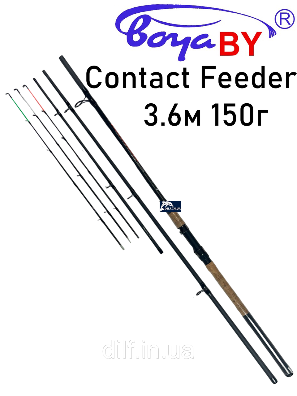Вудилище BoyaBy Contact Feeder 3.6м 150г фідерне