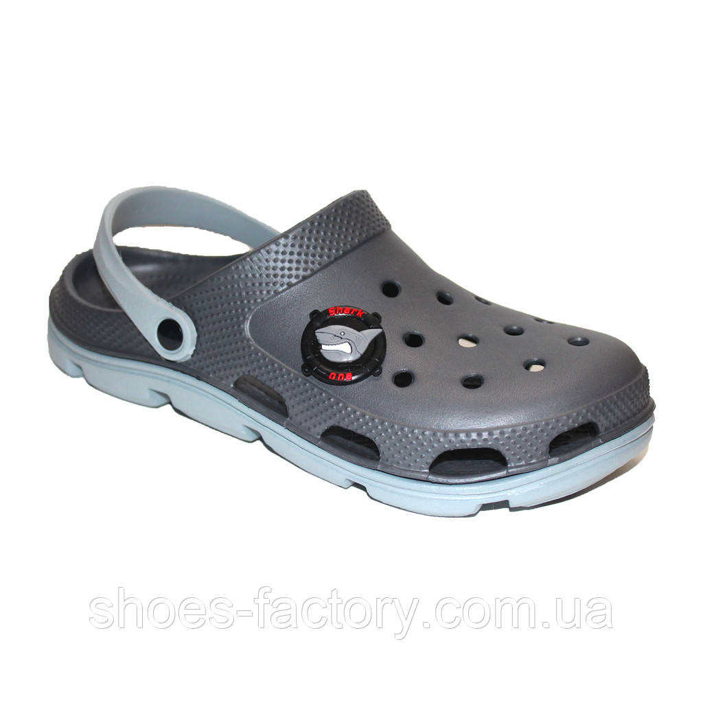 Крокси сабо Jose Amorales чоловічі 116368 Сірі