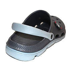 Крокси сабо Jose Amorales чоловічі 116368 Сірі, фото 3