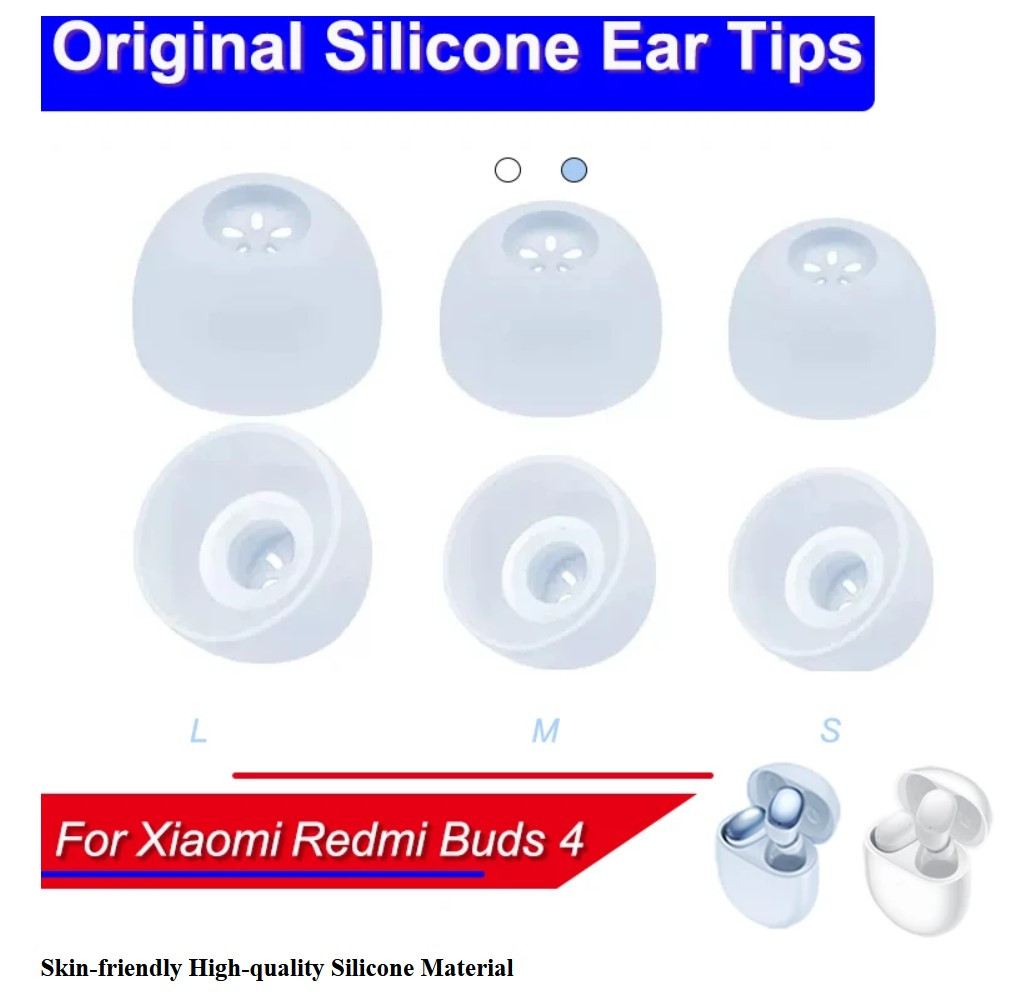 Оригінальні амбушури TWS Xiaomi Redmi Buds 4, фото 1