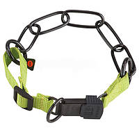 Ошейник с нейлоном для собак Sprenger Adjustable Collar with Assembly Chain 4 мм 65-70 см Зел NB, код: 7772196