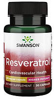 Ресвератрол, 250 мг, 30 капс (США) Swanson, Resveratrol