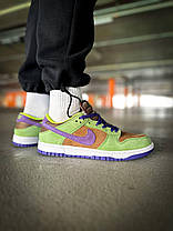 Кросівки Nike SB Dunk Low Ceramic and Veneer / Найк СБ Данк Керамік енд Вінір Низькі Зелені з Коричневим, фото 3