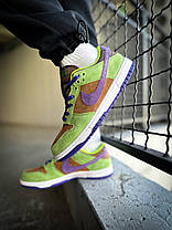 Кросівки Nike SB Dunk Low Ceramic and Veneer / Найк СБ Данк Керамік енд Вінір Низькі Зелені з Коричневим, фото 4