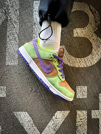 Кросівки Nike SB Dunk Low Ceramic and Veneer / Найк СБ Данк Керамік енд Вінір Низькі Зелені з Коричневим, фото 1