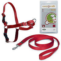 Антирывок шлея для собак Premier Easy Walk M Красный (729849131668) FG, код: 7892903