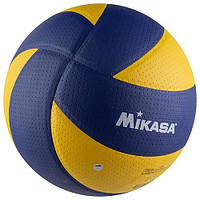 Мяч волейбольный сине-желтый Mikasa MVA300PU-Y