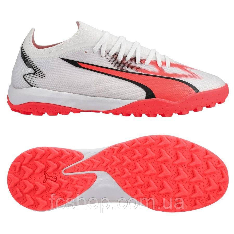 Сороконіжки Puma Ultra Match TT 107521-01, Білий, Розмір (EU) — 44.5, фото 1