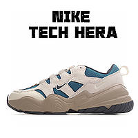 Кроссовки женские Nike Tech Hera "Beige/Green" / FJ9532-110