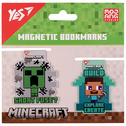 Закладки магнітні YES Minecraft friends