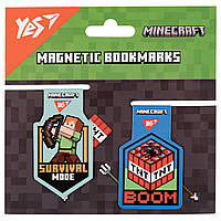 Закладки магнитные YES Minecraft Steve