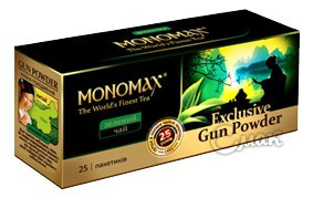 Чай Мономах «Exclusive Gun Powder», зелений, 25 пак