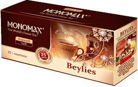 Чай Мономах «Beylies», чорний із вершковим лікером, 25 пак, фото 2